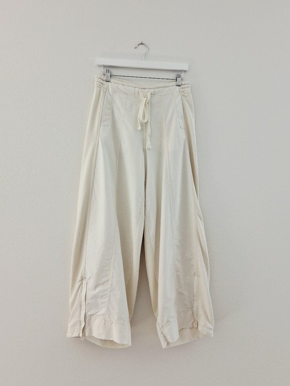 Daily Practice By Anthropologie Jesse Wide Leg In Ivory Pearl - Picture 6 of 16